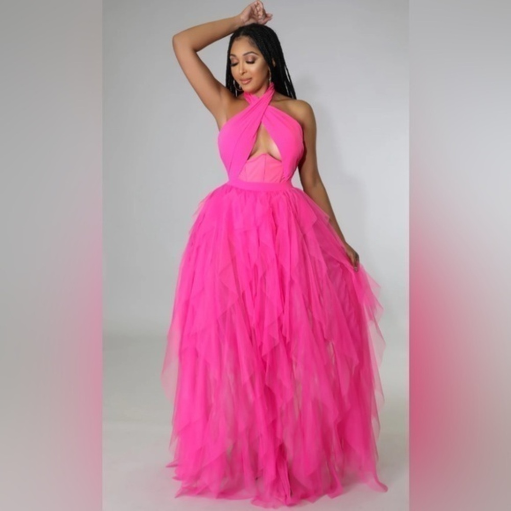 Fairytale Princess Ami Tulle Sleeves Dress